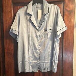 Light Blue Satin Women’s PJs